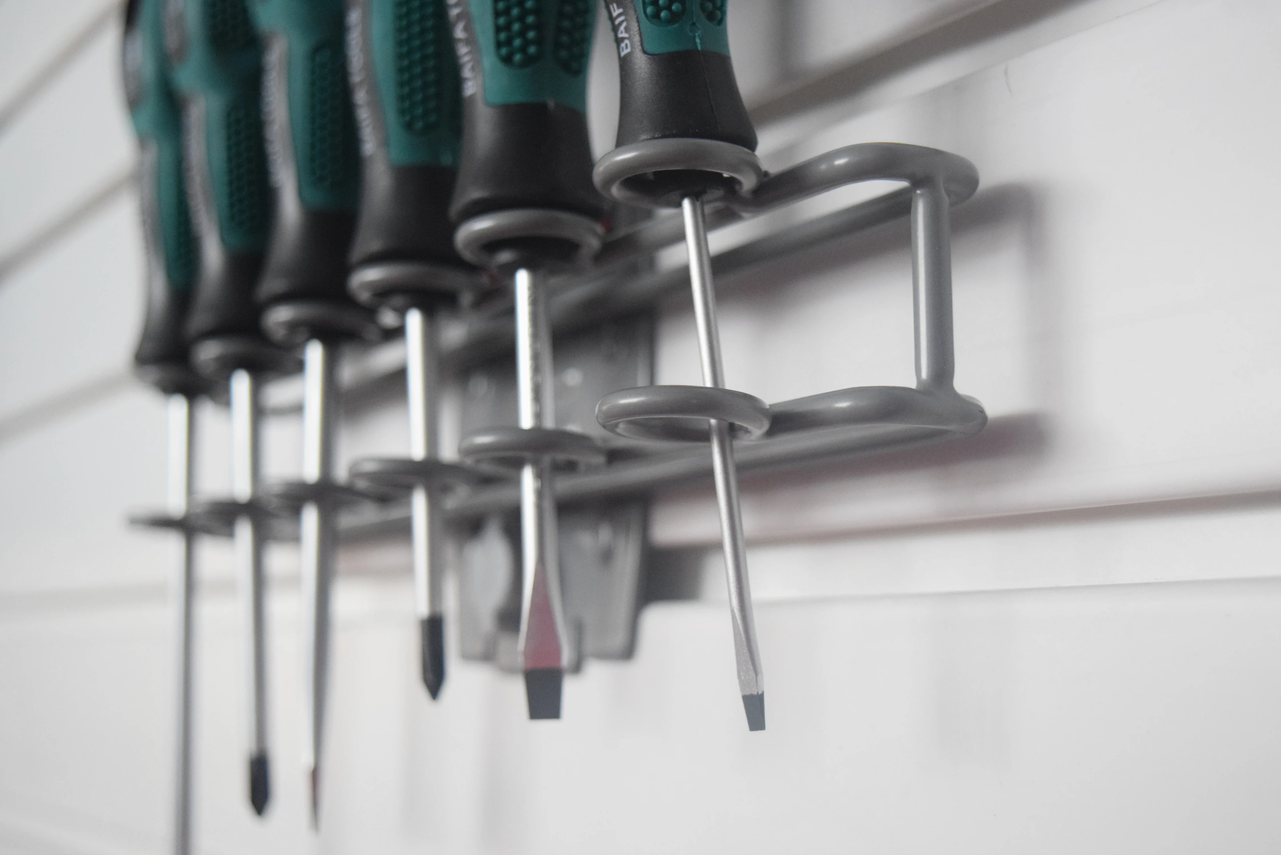 Продажа с завода, сверхмощный держатель для винтов, крючок для хранения в гараже slatwall