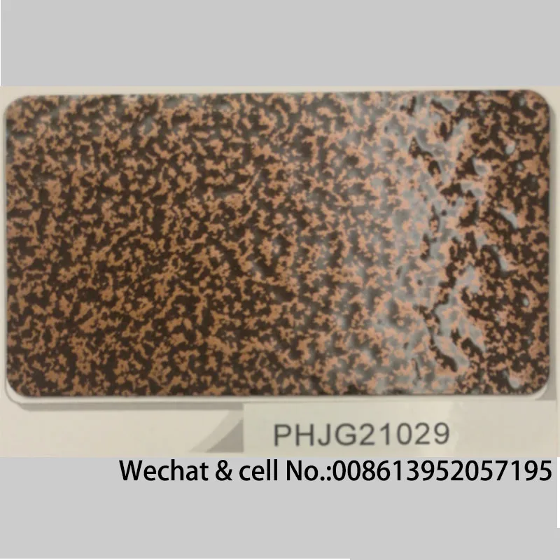 Hammered metal texture spray paint antique brass electrostatic powder coating for metal door