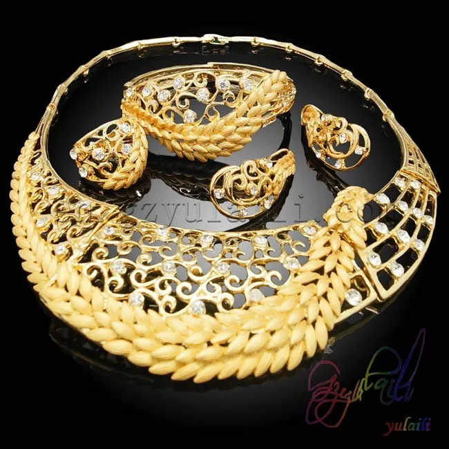 Hot sale indonesian 18k gold women jewelry set products in 2016