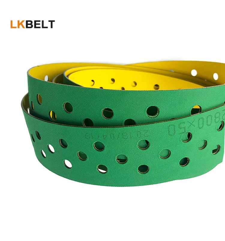 Power transmission nylon flat drive base belts punching hole for textile machine industry