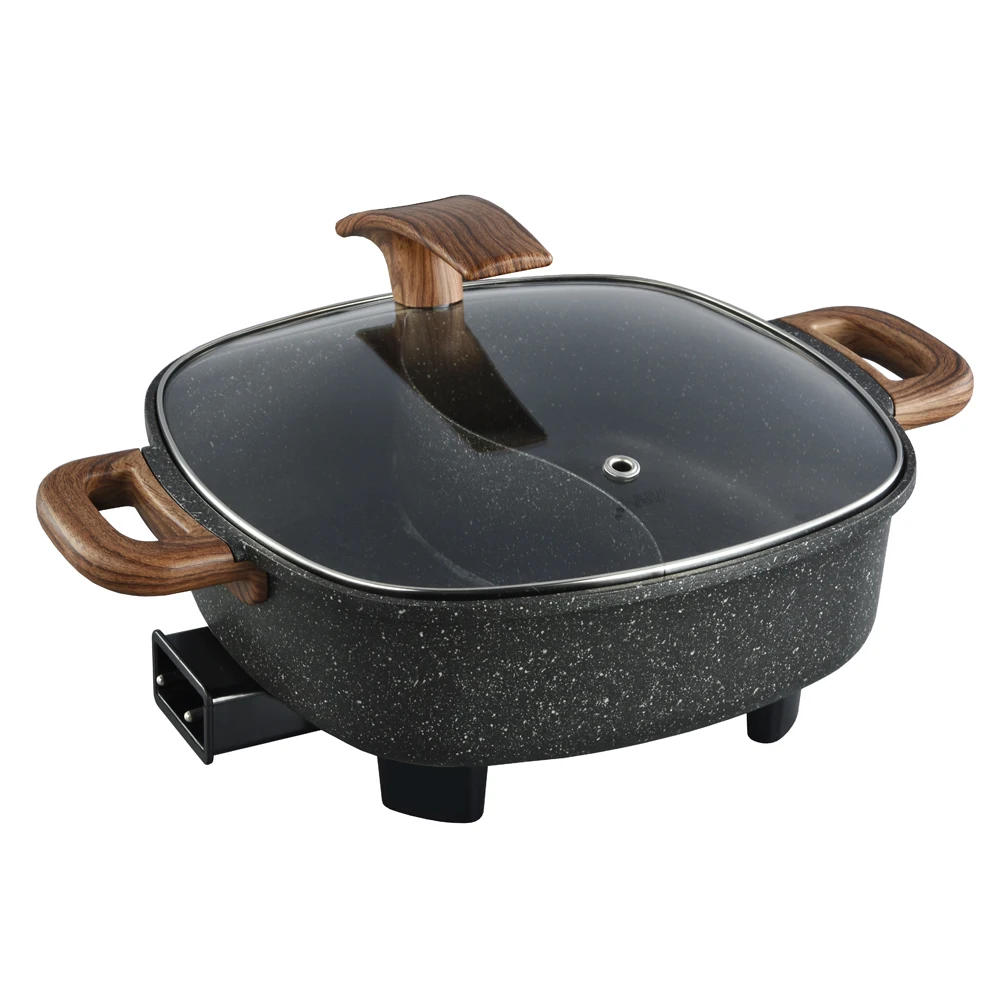 Die-casting Aluminum Electric skillet frying Pan