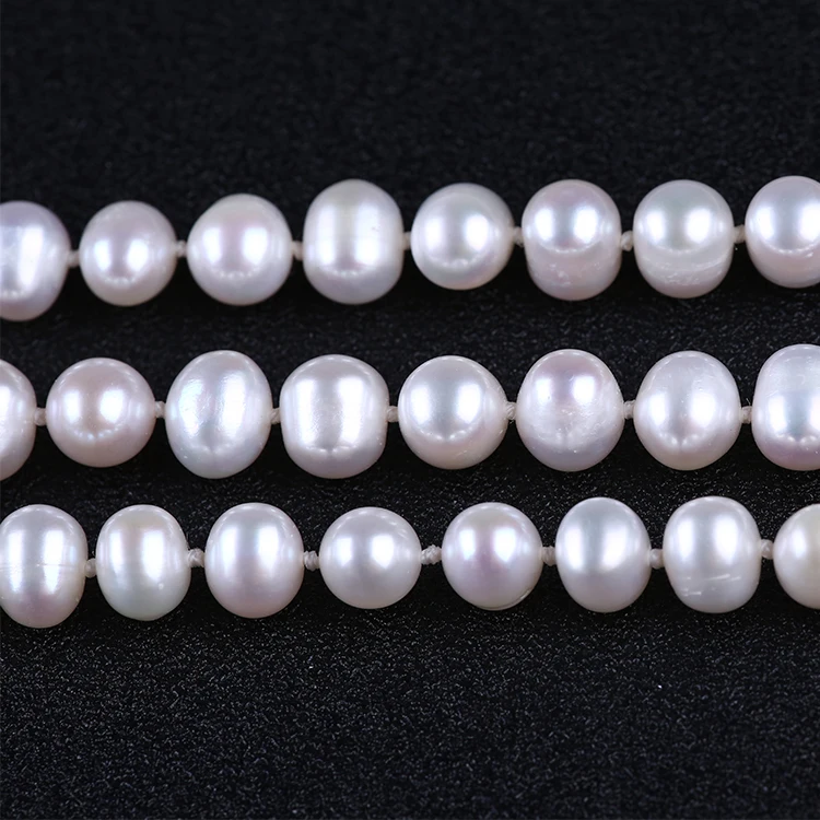 Triple Strands Baroque Freshwater Pearls Swan Pendant Sweater Necklace