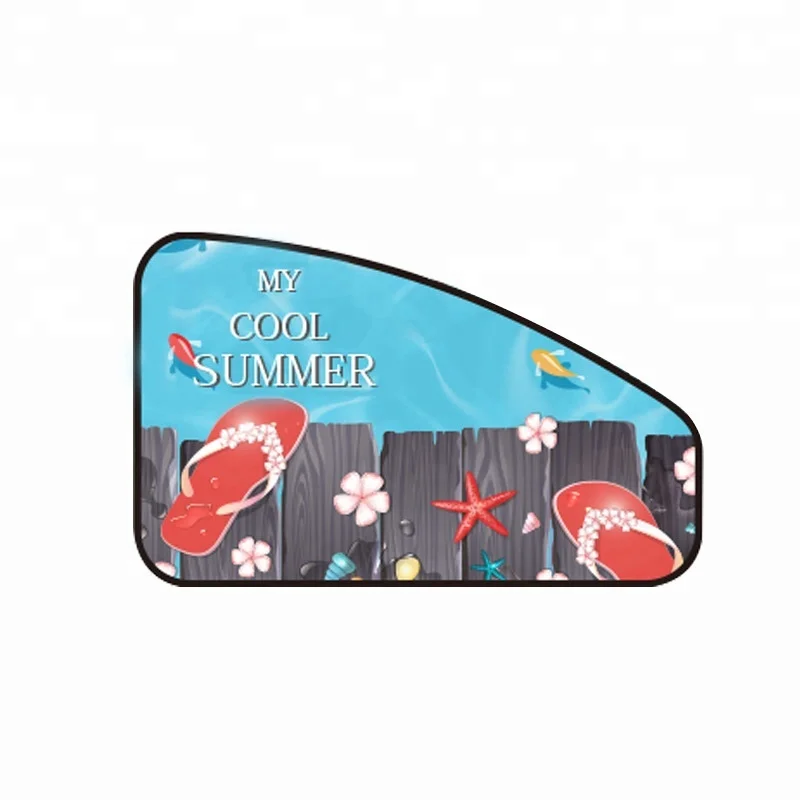 Jutien  Small Wholesale Auto Magnet Car Cute Cartoon Sun Shade Curtain For Baby/Women