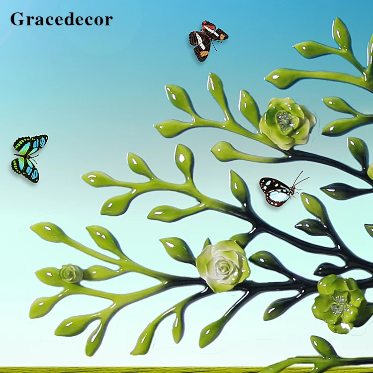 
Original Design Handmade Art Flower Tree 3D Relief Resin Painting 