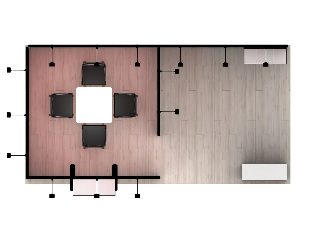 China Factory Price Modular Exhibition stands 10x20 Trade show booth with aluminum small corner expo booth