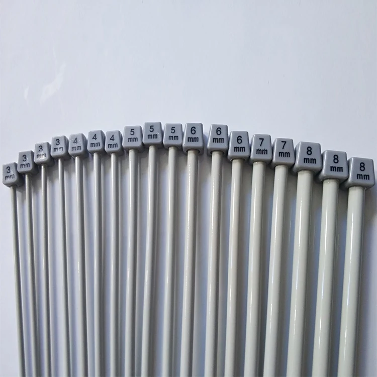 
35cm Length Single Head Aluminum Knitting Needle 