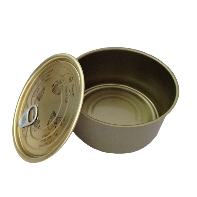 
Tinplate eoe easy open end tuna can for tuna fish canned packing 