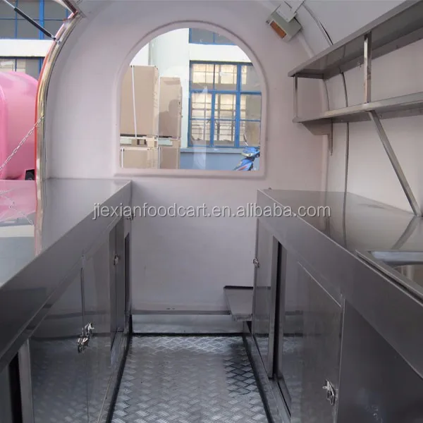 JX-FR280A Outdoor mobile food trolley carts for sale