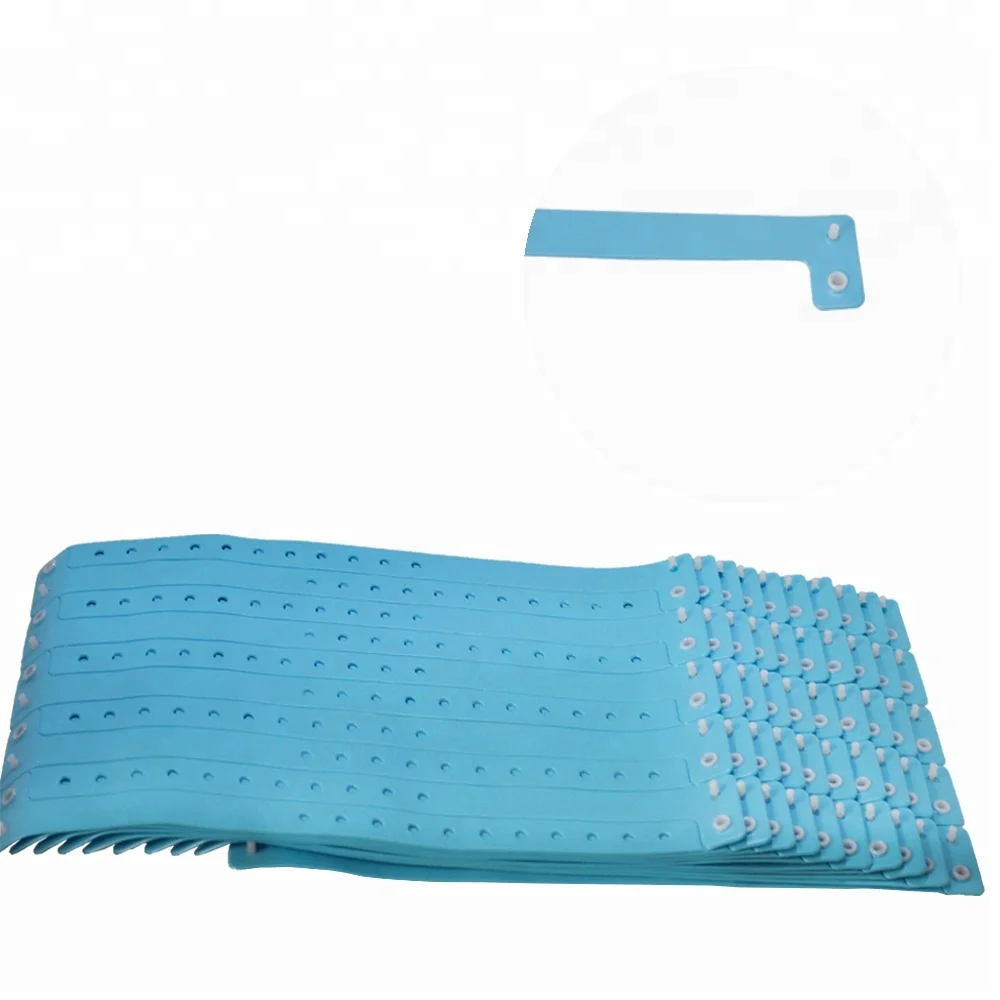 Newest design one-off soft comfortable PVC vinyl id bracelet wristband for any festival