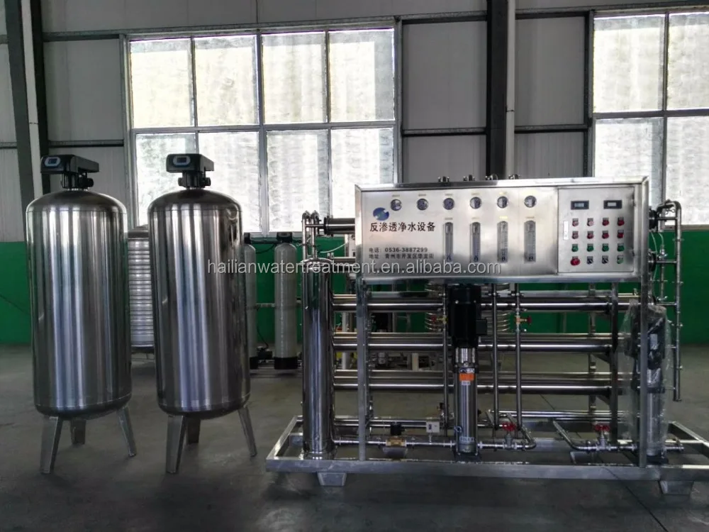 
Underground water purification machine reverse osmosis system 1T/H for saline water irrigation 