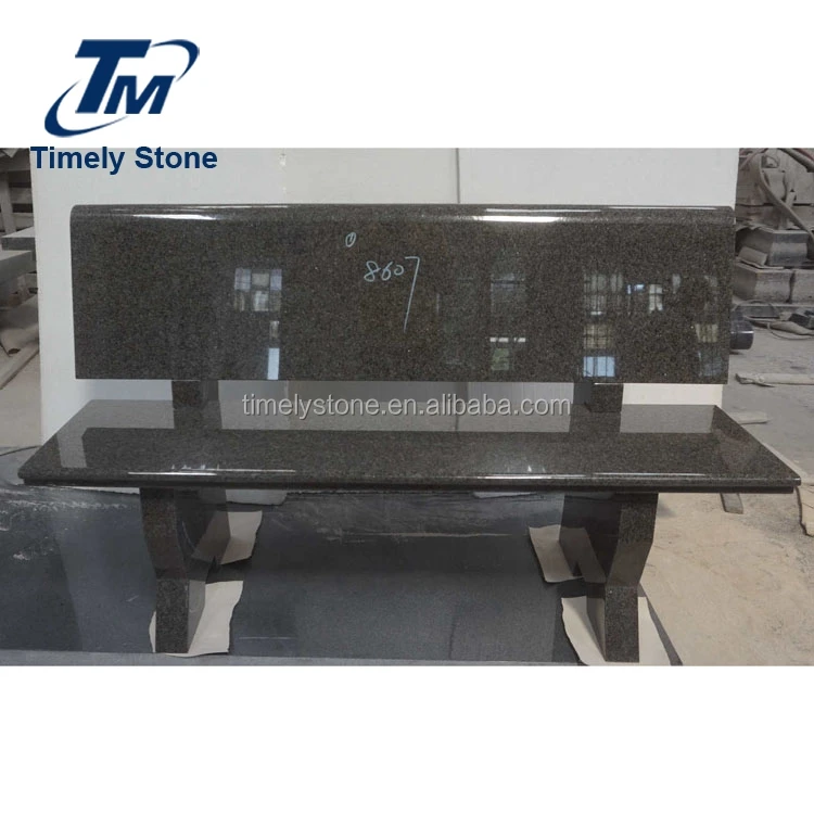 
Natural Blue granite garden stone bench 