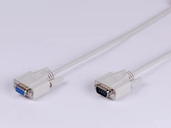 LSC030: SERIAL CABLE RS232 DB9 M/F MOLDED FULL PIN