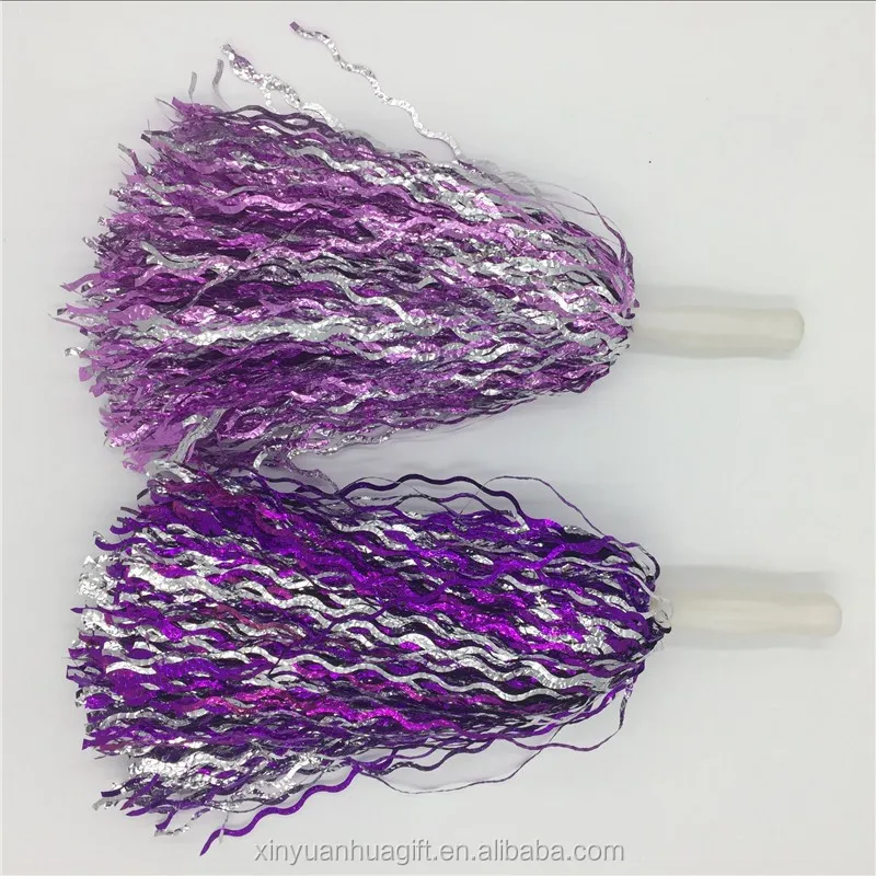 
Promotional Cheap Handles Acrylic Cheer Gifts Pom Pom Poms 