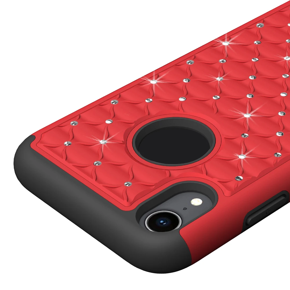 
Colourful Diamond Spot Drill Mobile Phone back cover Case For iphone 9 New products cell Phone case and Accessories for iphone 9 