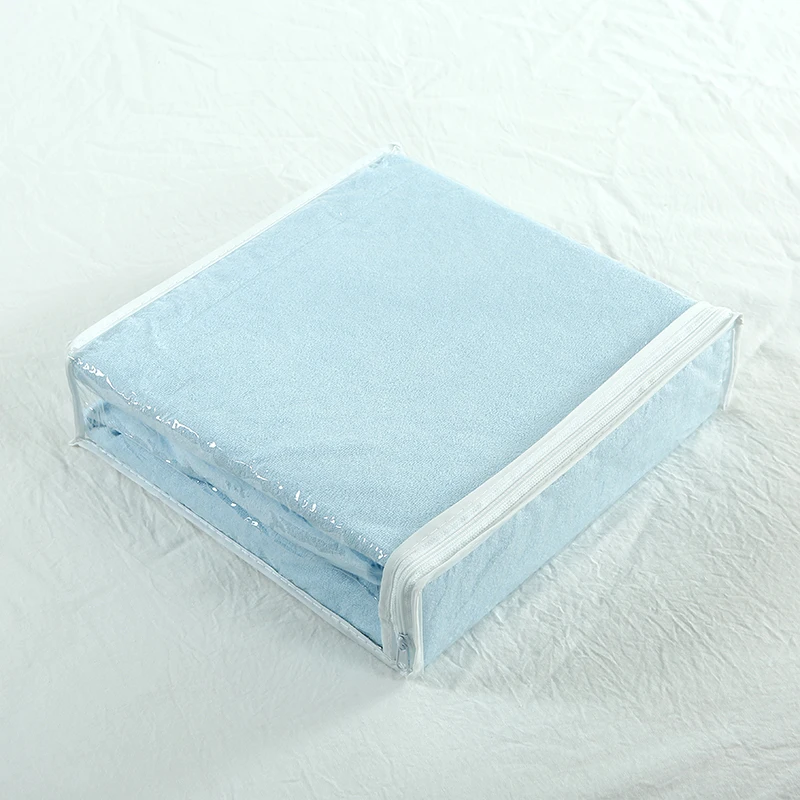 Махровый водонепроницаемый тканевый защитный чехол для матраса и постельного белья