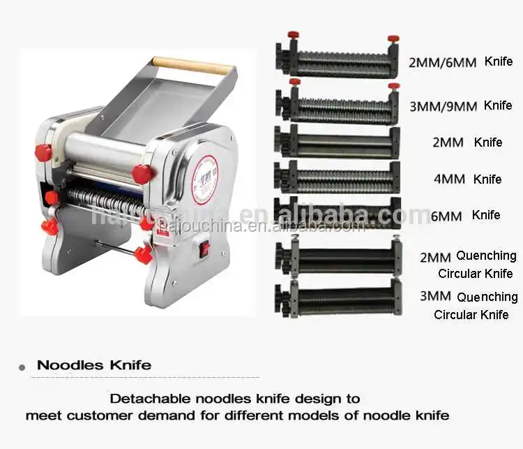 DSS-200C wholesale industrial electric noodle press maker electric dough sheeter machine