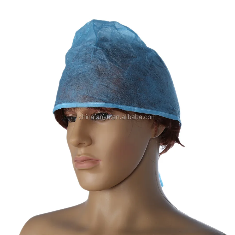 disposable non-woven food industry hairnet cap