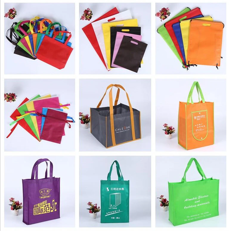 Drawstring Bag Tote Shopping Bag Slipper Collected Bag Free Sample Good Price Non Woven Fabric Customized Logo OEM NWB001