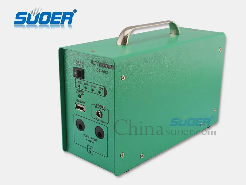 suoer 6v 4ah портативные солнечные системы смарт солнечной питания солнечный генератор энергии для наружного применения