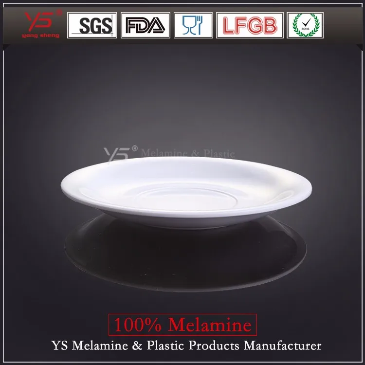 Yongsheng Eco-friendly 100% melamine coffee plates,conveyor plate,dish caddy 300mm plate