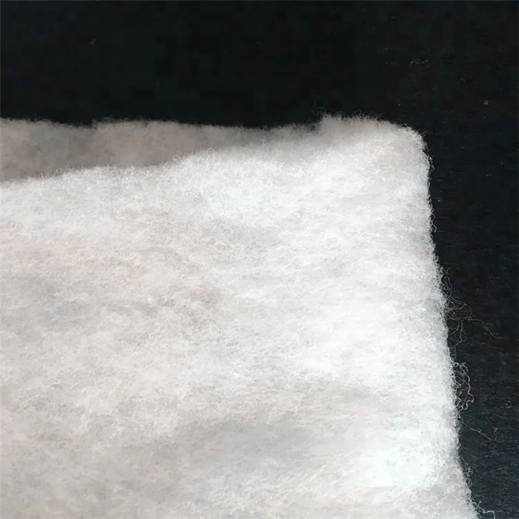 polyester wadding cotton Quilted fabric jacket lining polyester material interlining batting