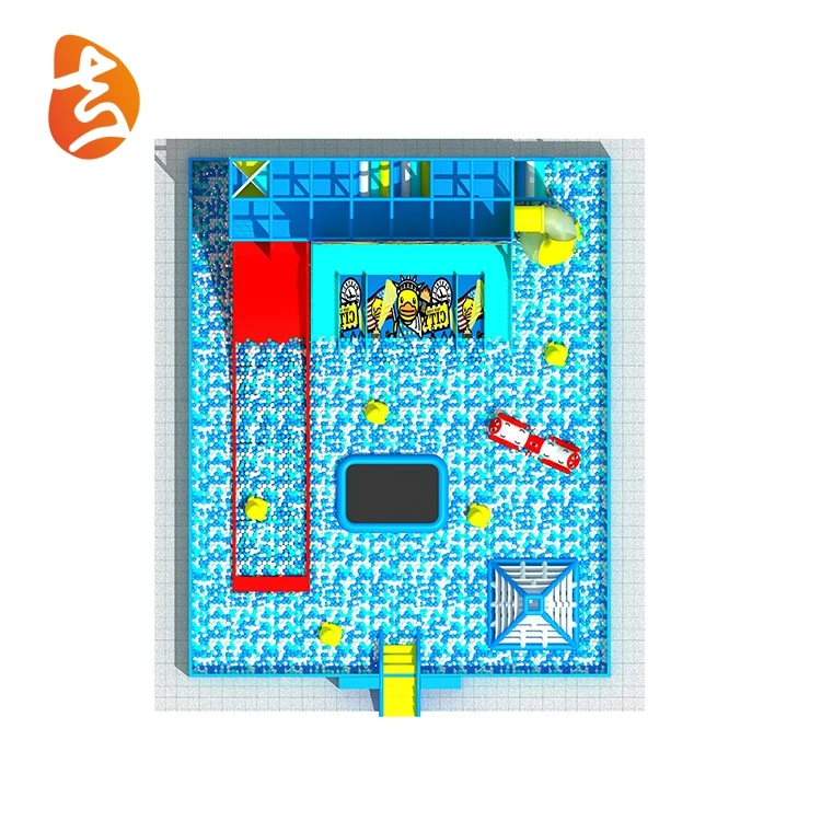 Ocean series multifunction attractive kids indoor playground with ball pool