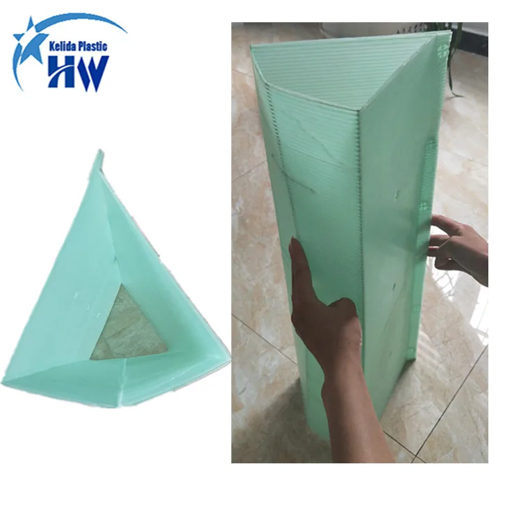 Best Price Weatherproof Resistance Anti-UV PP Corrugated Plastic Tree Guards/Tree Protectors/Tree shelters manufacturer
