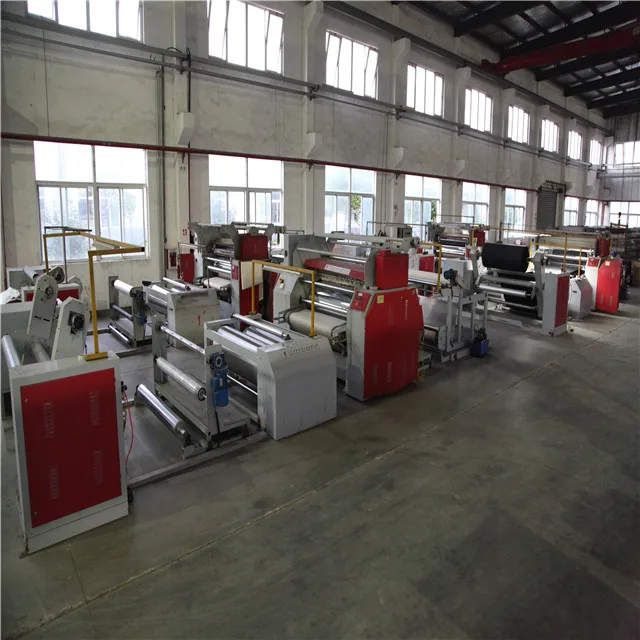 
New ironing production making machine for leather film application 