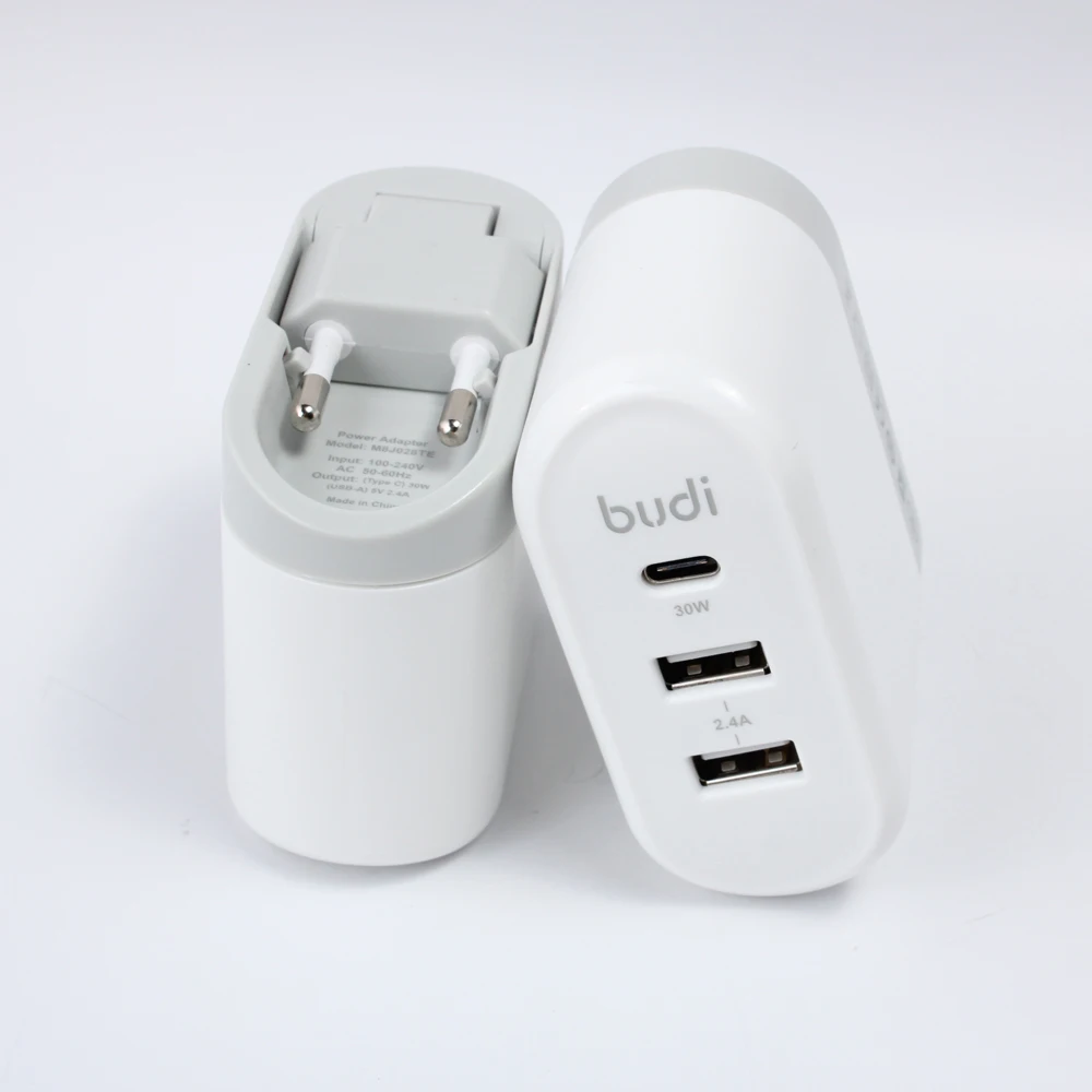 Сетевое зарядное устройство pd 30 Вт usb-c адаптер питания Тип C настенное с источником складная вилка стандарта США Великобритании ЕС Австралии 2