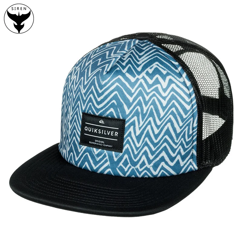 Factory Direct Selling Wholesale Custom Digital Printing Private Label Flat Brim Snapback Trucker Mesh Cap