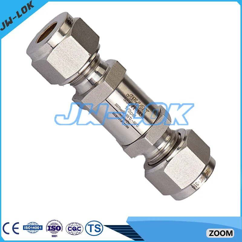 Two way air compression check valve