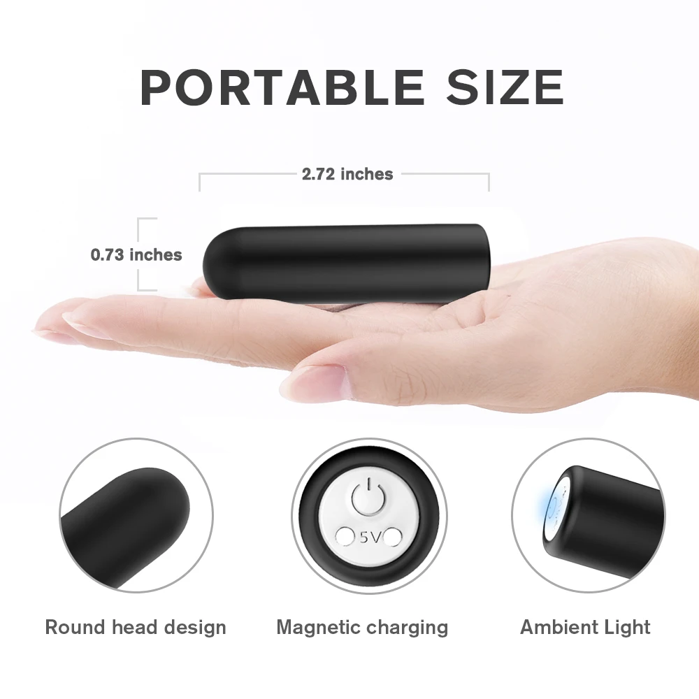 S-HANDE Best Seller Wholesale Magnetic Rechargeable Remote Control Mini Bullet Vibrator G Spot Adult Toy for Female Male