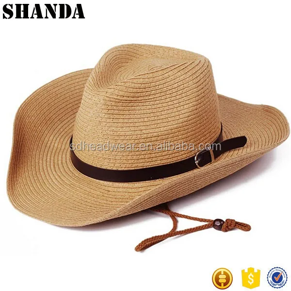 unisex cowboy hat straw hat bulk hard straw cowboy hats