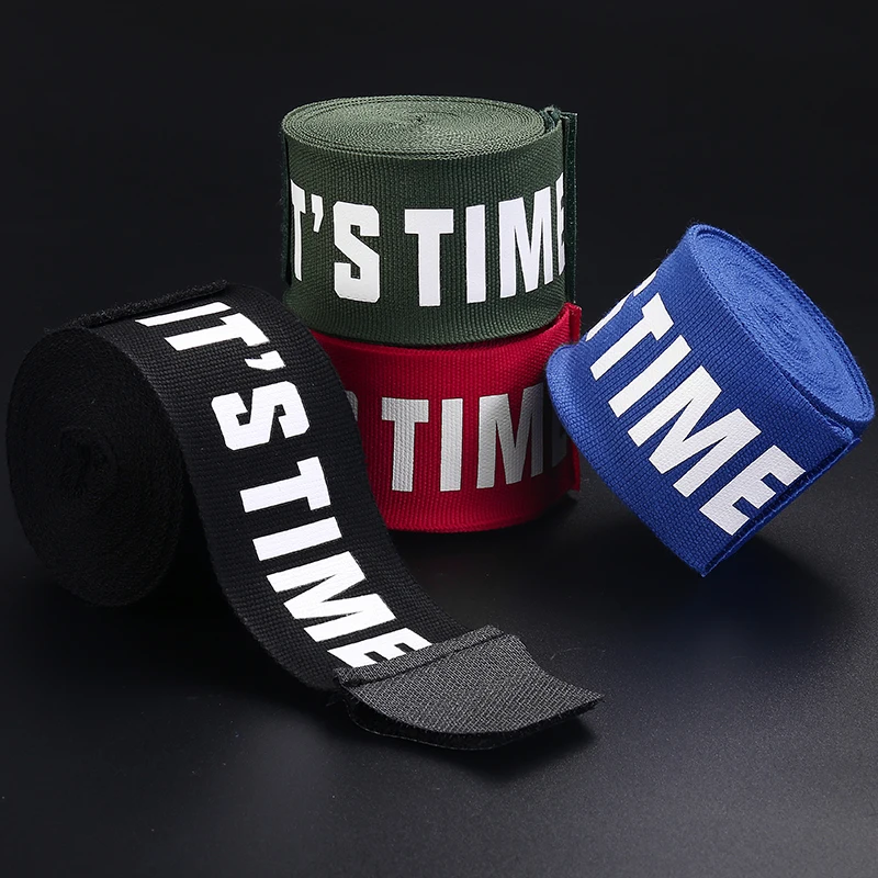 INNSTAR 2pcs/roll 3M length boxing hand wraps cotton sports strap men women hand wrist support Muay Thai MMA Taekwondo fitness