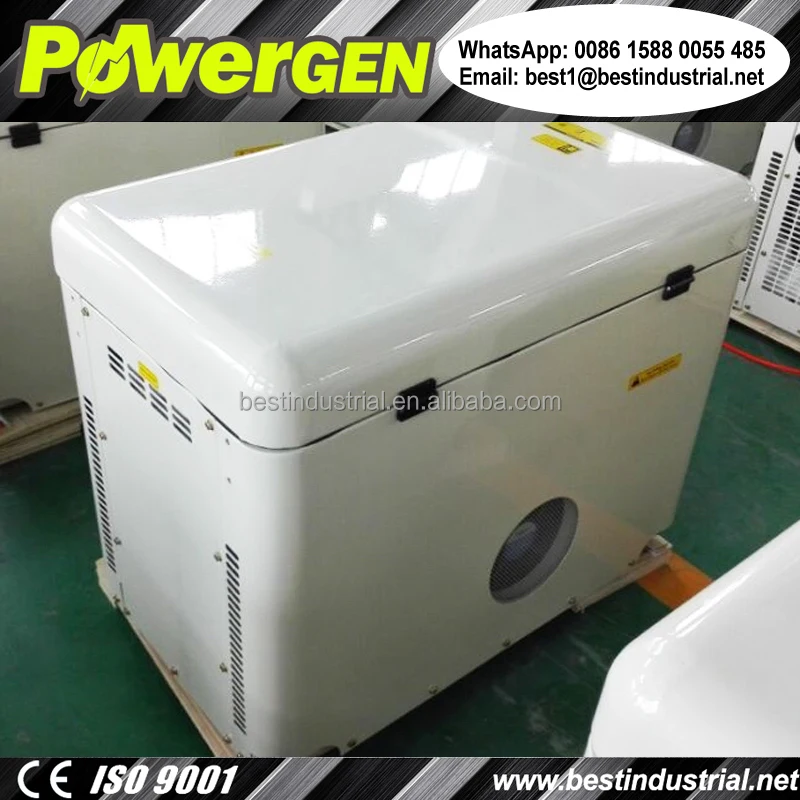 Newly Designed!!! Factory Direct Sale POWERGEN 50Hz/60Hz Silent Type Small Portable Diesel Generator 5000W with Cooling Fan