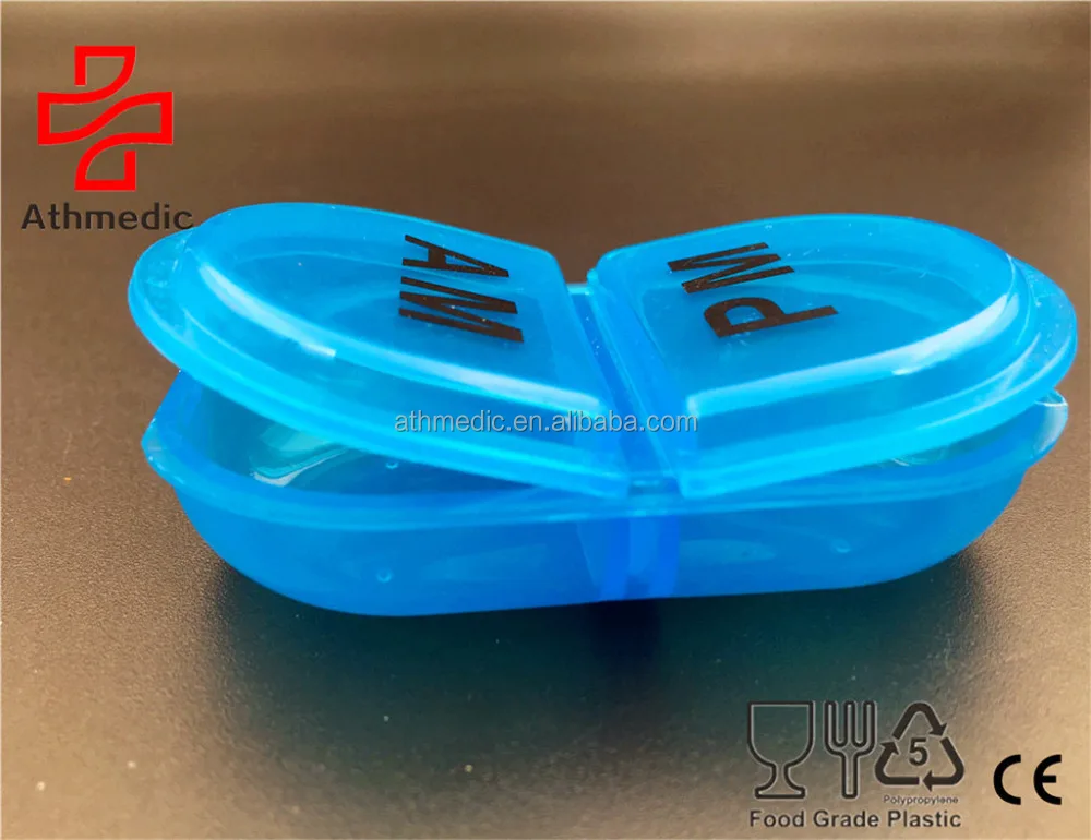 2023 Athmedic food grade 2 case pill box case for promotion