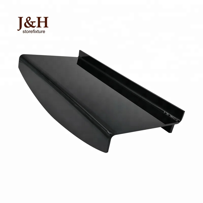 J&H Storefixture Wholesale Customizable Sneaker Shoe Display 24*10 cm HighQuality Acrylic Slatwall Shoes Holder