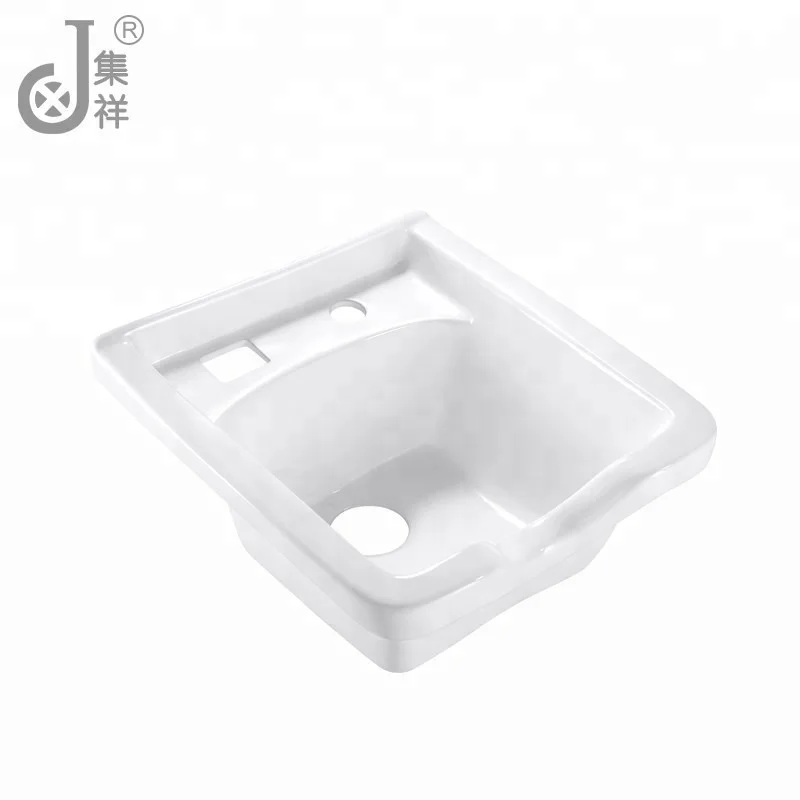 JXH007 High Quality Square White hair Salon Back Wash Basins