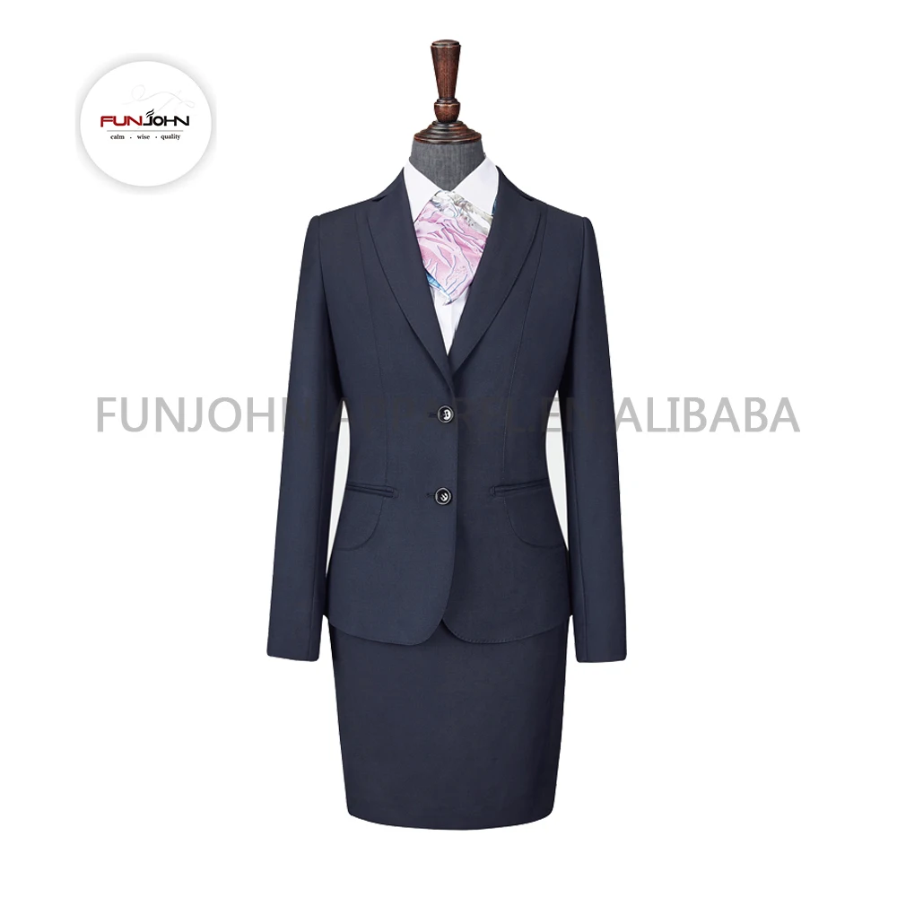 office uniform design suit women business suit for hotel receptionist uniforms