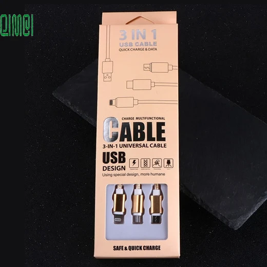 Custom LOGO blister tray for usb cable retail packaging box