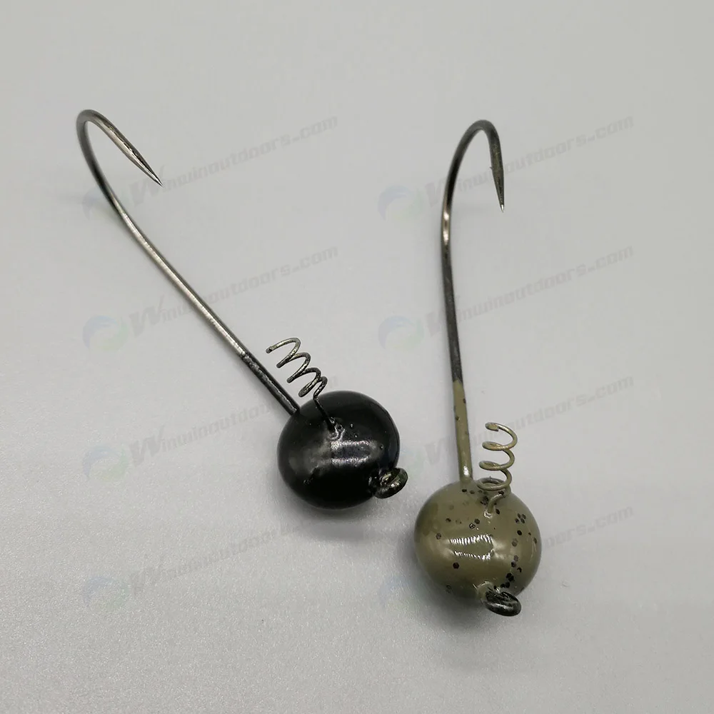 High quality Tungsten shaky Jig Head, tungsten fishing jig lure