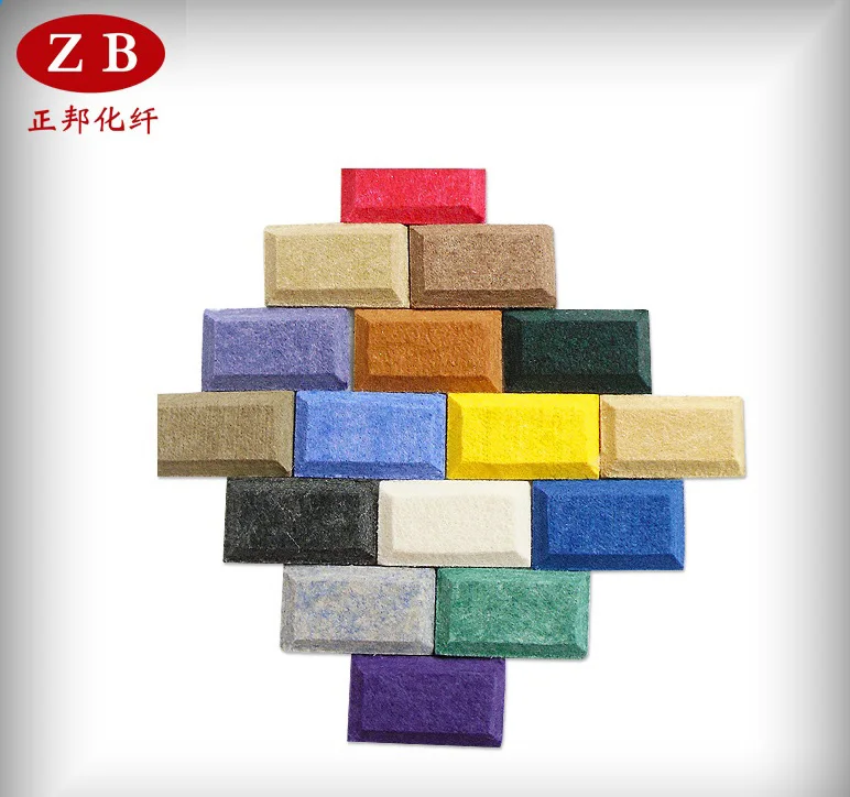 decorative wall panels polyester acoustic panel for recording studio