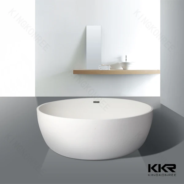 
Japanese Adult Size tall soak Bathtubs Artificial Stone Free Standing Bath tub 