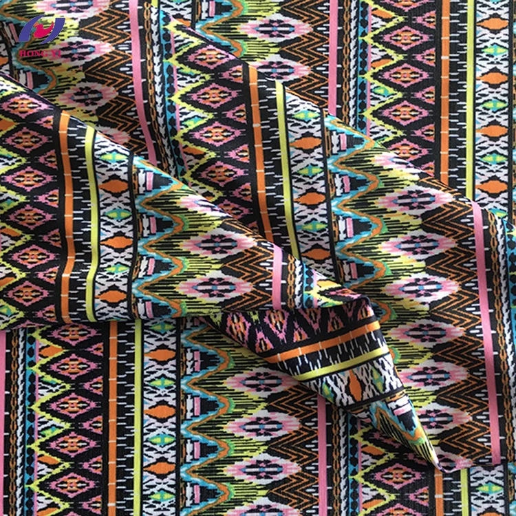 Eco-friendly Nylon Spandex Custom African Print Men Swimwear Fabric