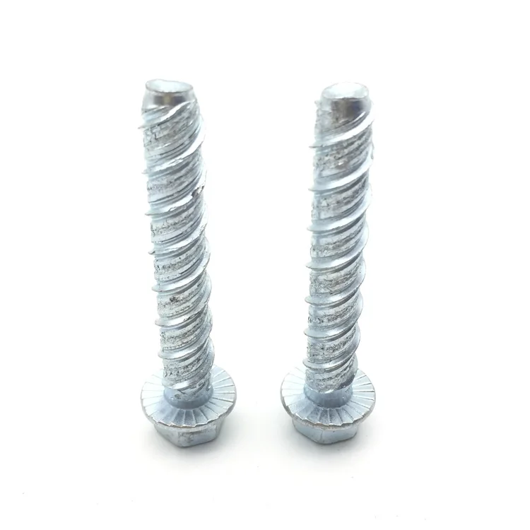 Galvanised Hex Flange Head Concrete Screw bolt