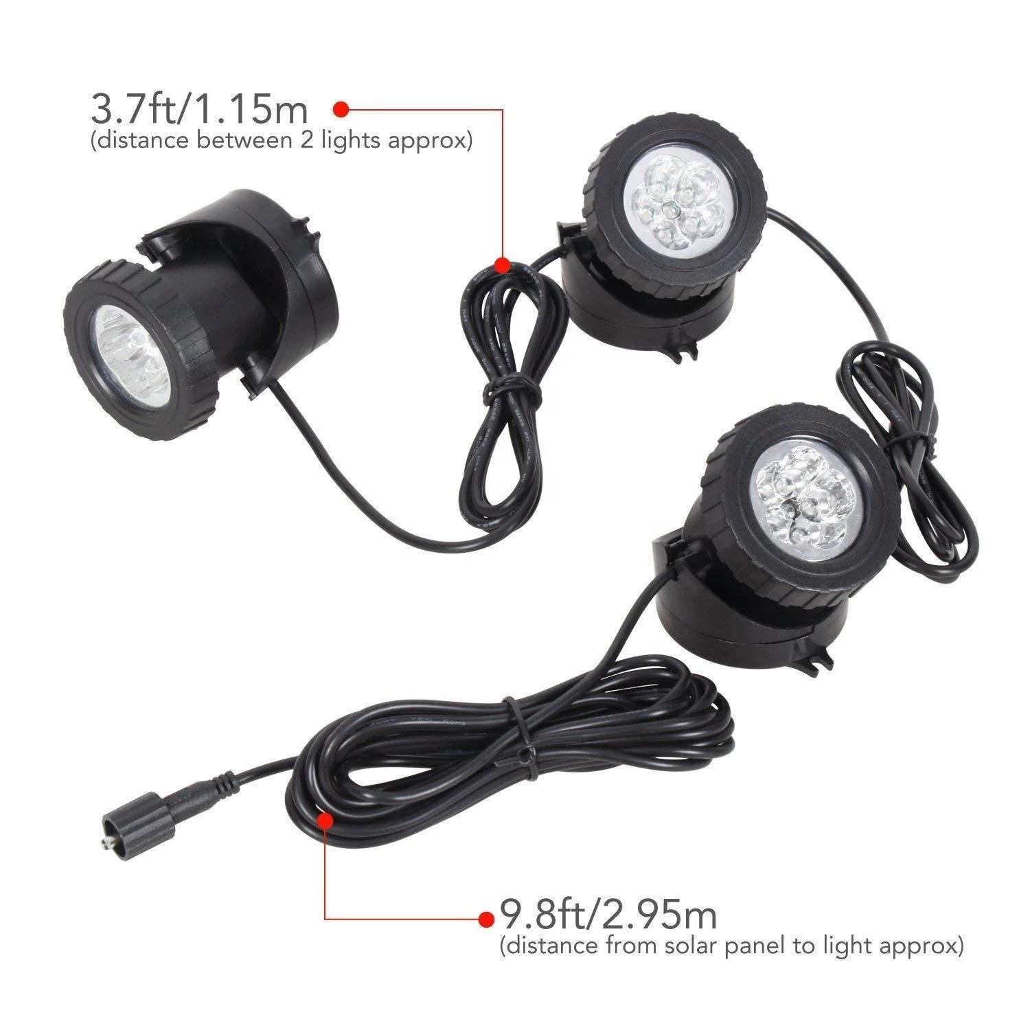 Подводный солнечных батерях для лампы в форме свечи (JL-4526C)