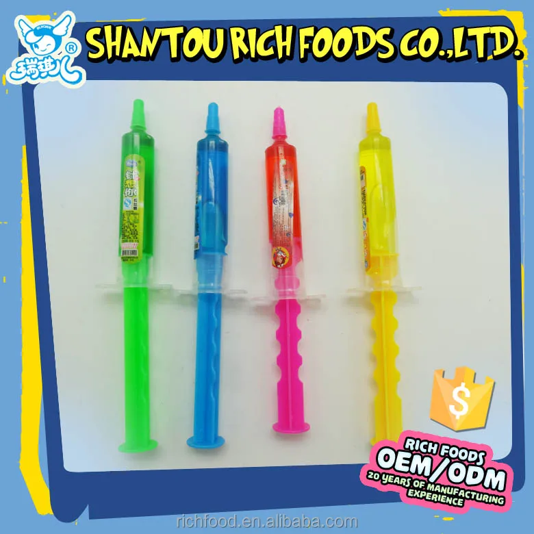 
Fruit flavor syringe syrup, syringe jam, syringe chocolate jam 