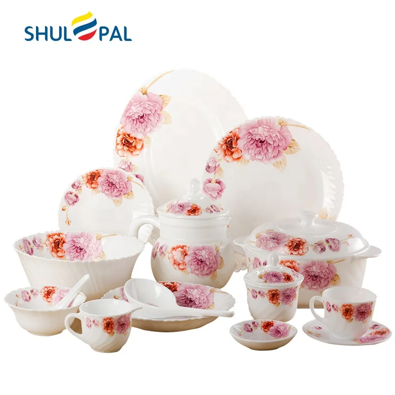 Heat resistant Opal Glassware Opal dinner set 72 pcs dinner set