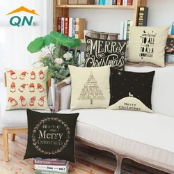 Digital Printed Banana Leaf Design sofa cotton Cushion Cover pillowcase