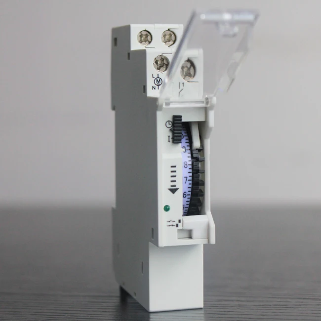 SUL180a 15 Minutes Mechanical Timer 24 Hours timer Switch Programmable Din Rail Timers Measurement Analysis Instruments